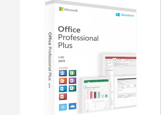 1pc Office 2019-Beroeps plus Compatibel systeem met Word Excel PowerPoint OneNote Outlook