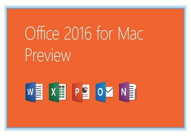 Home and Business Microsoft Office Professional 2016 Product Key for Mac Genuine license installation
