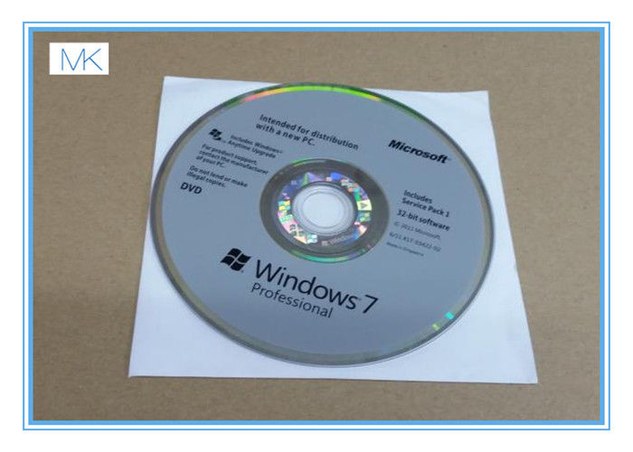 Microsoft Windows-Pro Volledige Kleinhandels de Versiedvd Software met 64 bits van Softwarewindows 7 met de Activering van COA 100%