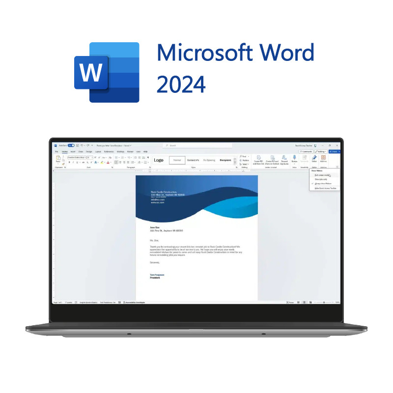 Windows/Mac-platform Microsoft Office 2024 Home and Business met verbeterde prestaties