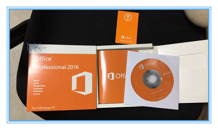 De echte Microsoft Office-Facultatieve Taal van de Professional 2016productcode met DVD