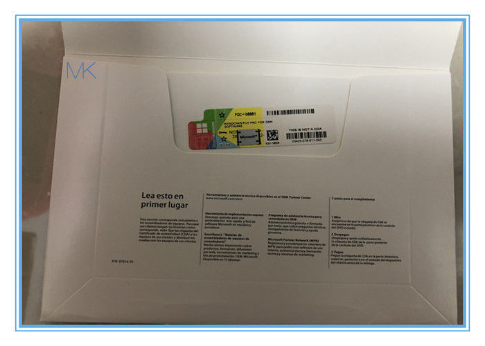 DVD-Vensters 10 die Pro Kleinhandelsdoos 32 - 1703 Gegevensversie met 64 bits Multi - doen