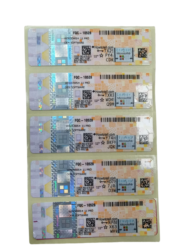 Meerdere talen ondersteund Microsoft Windows 11 Professional Minstens 64 GB opslagruimte Compatibel met Windows